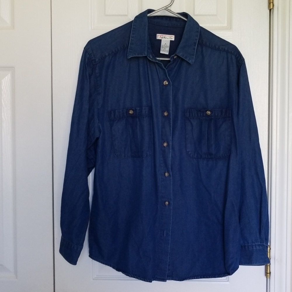 Talbots  Denim Blouse Ladies